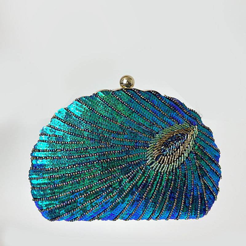 Trendy Pearl Clutch Bag for Weddings – Beaded Crossbody Handbag Design - MODISH X 