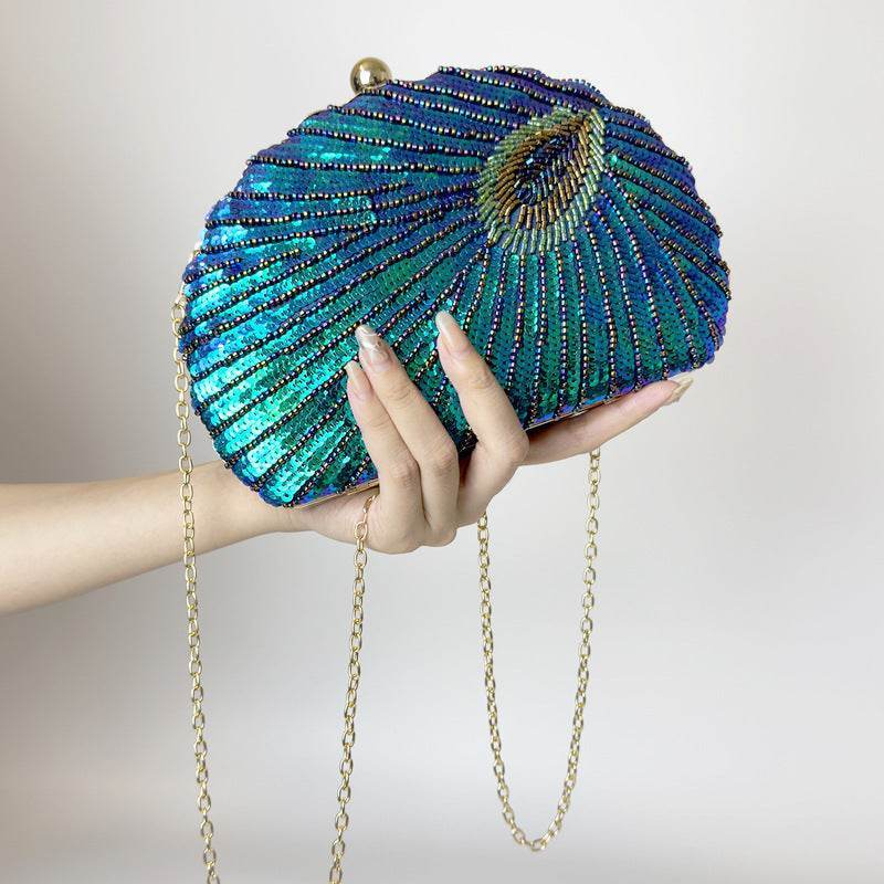 Trendy Pearl Clutch Bag for Weddings – Beaded Crossbody Handbag Design - MODISH X 