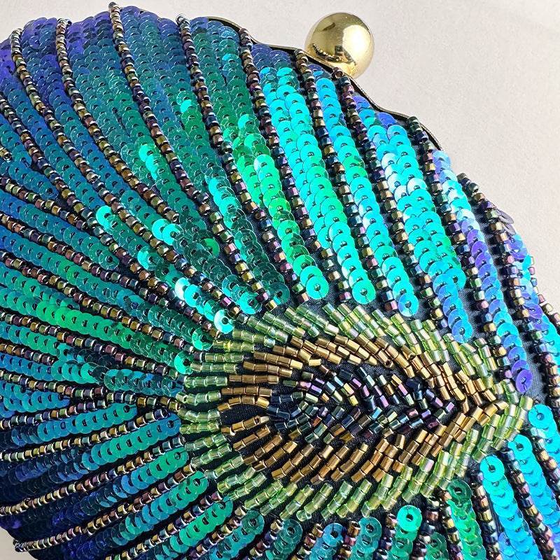 Trendy Pearl Clutch Bag for Weddings – Beaded Crossbody Handbag Design - MODISH X 