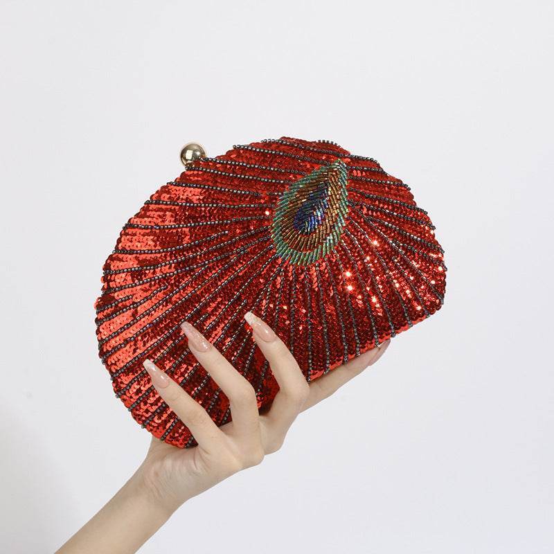 Trendy Pearl Clutch Bag for Weddings – Beaded Crossbody Handbag Design - MODISH X 