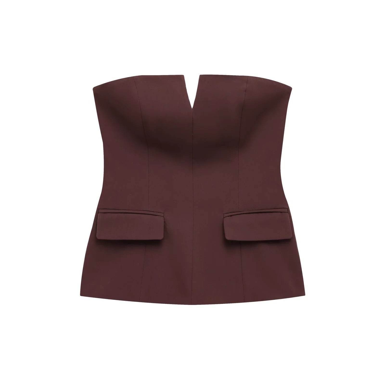 Women’s Ultra Short Strapless Tube Top – Chic Summer Fit & Style - MODISH X 