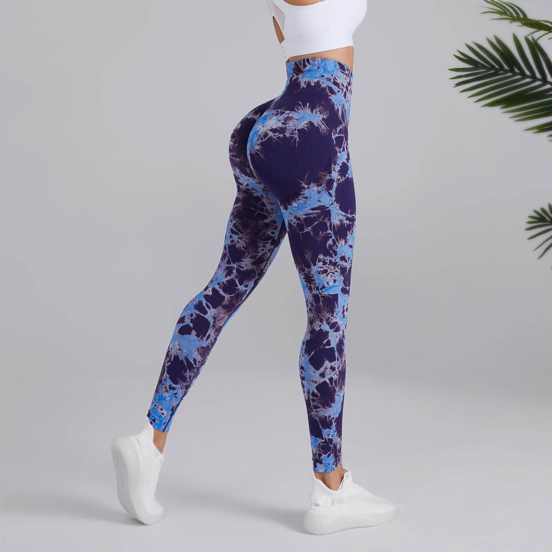 Tie-Dye Girls Sports Leggings – High-Waisted & Perfect for Every Workout - MODISH X 