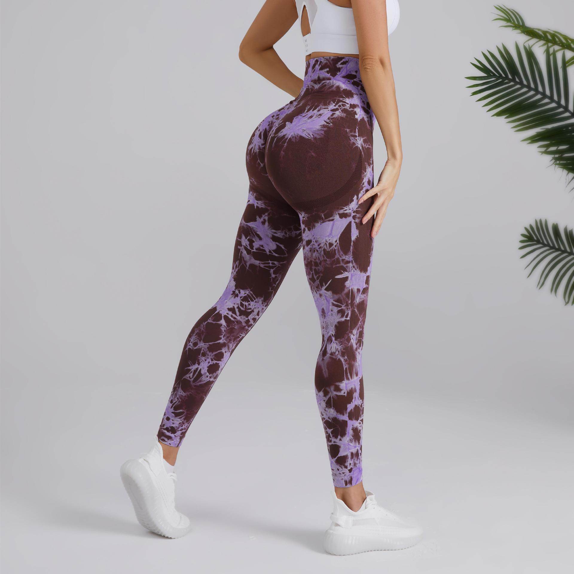 Tie-Dye Girls Sports Leggings – High-Waisted & Perfect for Every Workout - MODISH X 