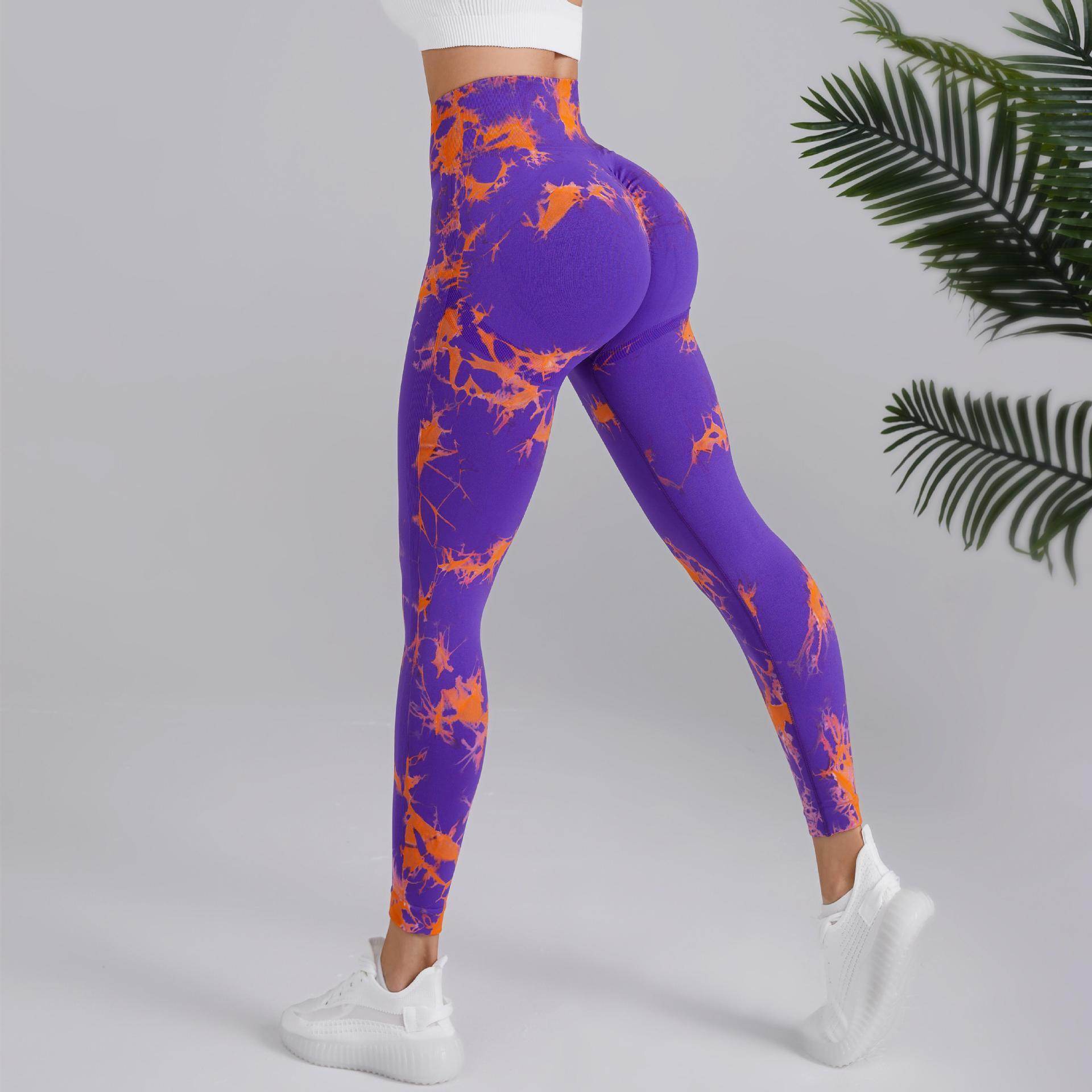 Tie-Dye Girls Sports Leggings – High-Waisted & Perfect for Every Workout - MODISH X 