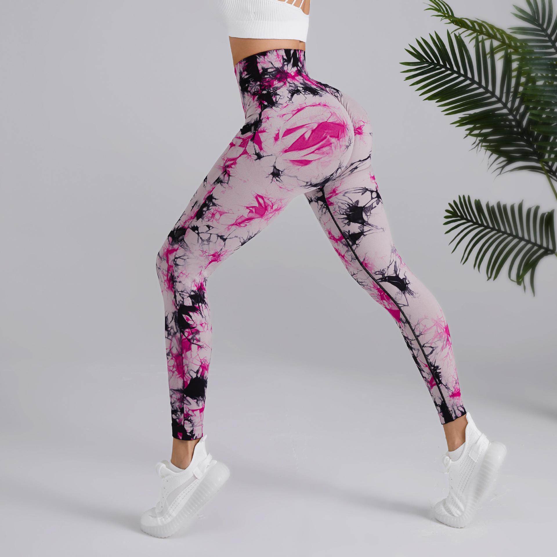 Tie-Dye Girls Sports Leggings – High-Waisted & Perfect for Every Workout - MODISH X 