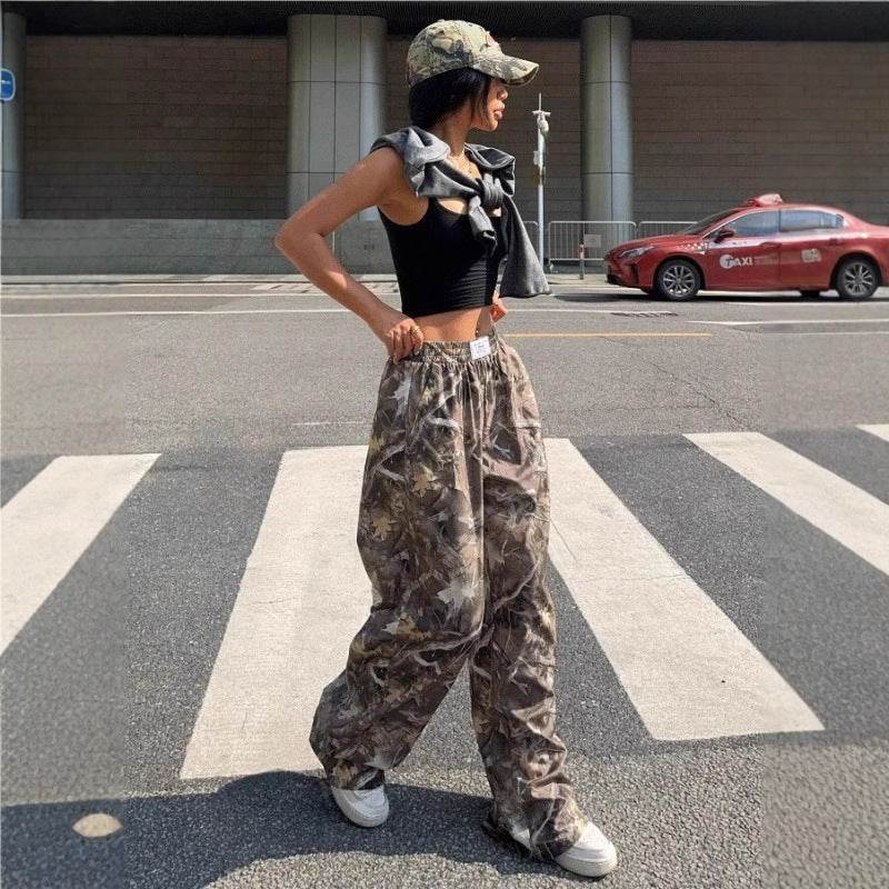Women’s High-Rise Camo Cargo Pants – Edgy, Comfy & On-Trend - MODISH X 