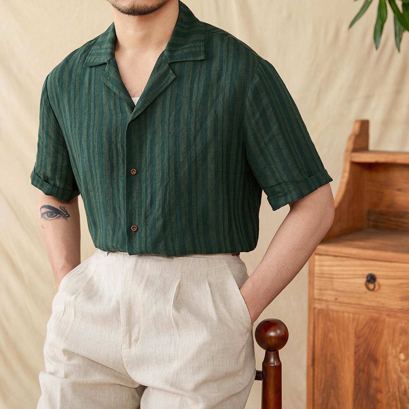 Men's Vintage Shirts – Stylish, Lightweight & Breathable Summer Wear - MODISH X 