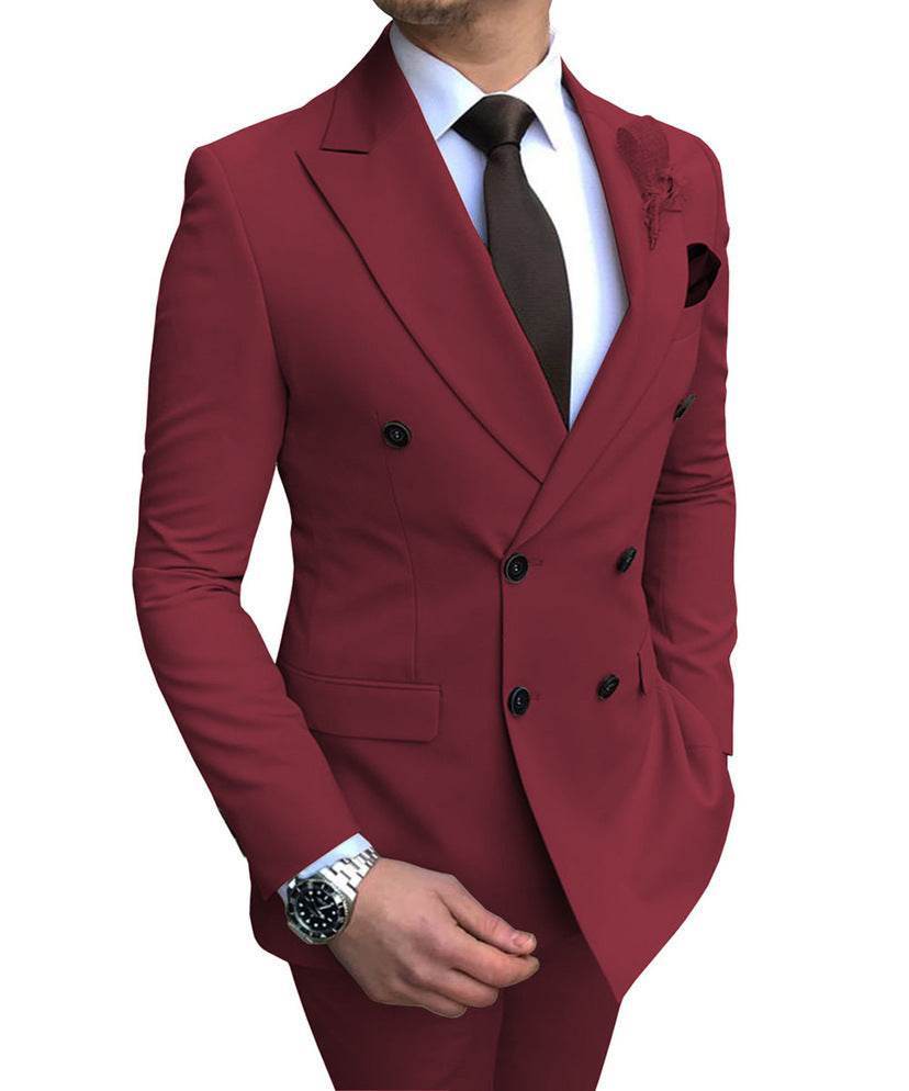 Navy Blue 2-Piece Business Suit – Modish & Slim Fit Wedding Suit - MODISH X 