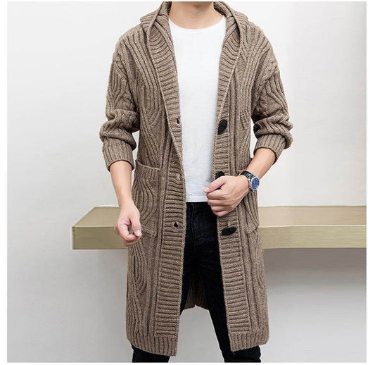 Men’s Hooded Knitted Cardigan Jacket – Warmth & Style for Winters - MODISH X 
