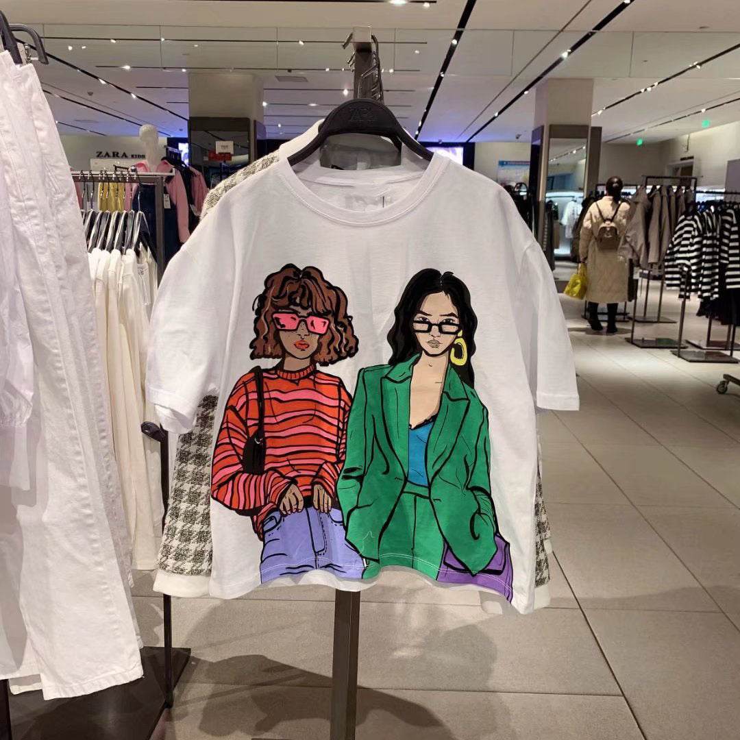 Women's Fashion Short-Sleeved Printed T-Shirts – Trendy & Modish - MODISH X 