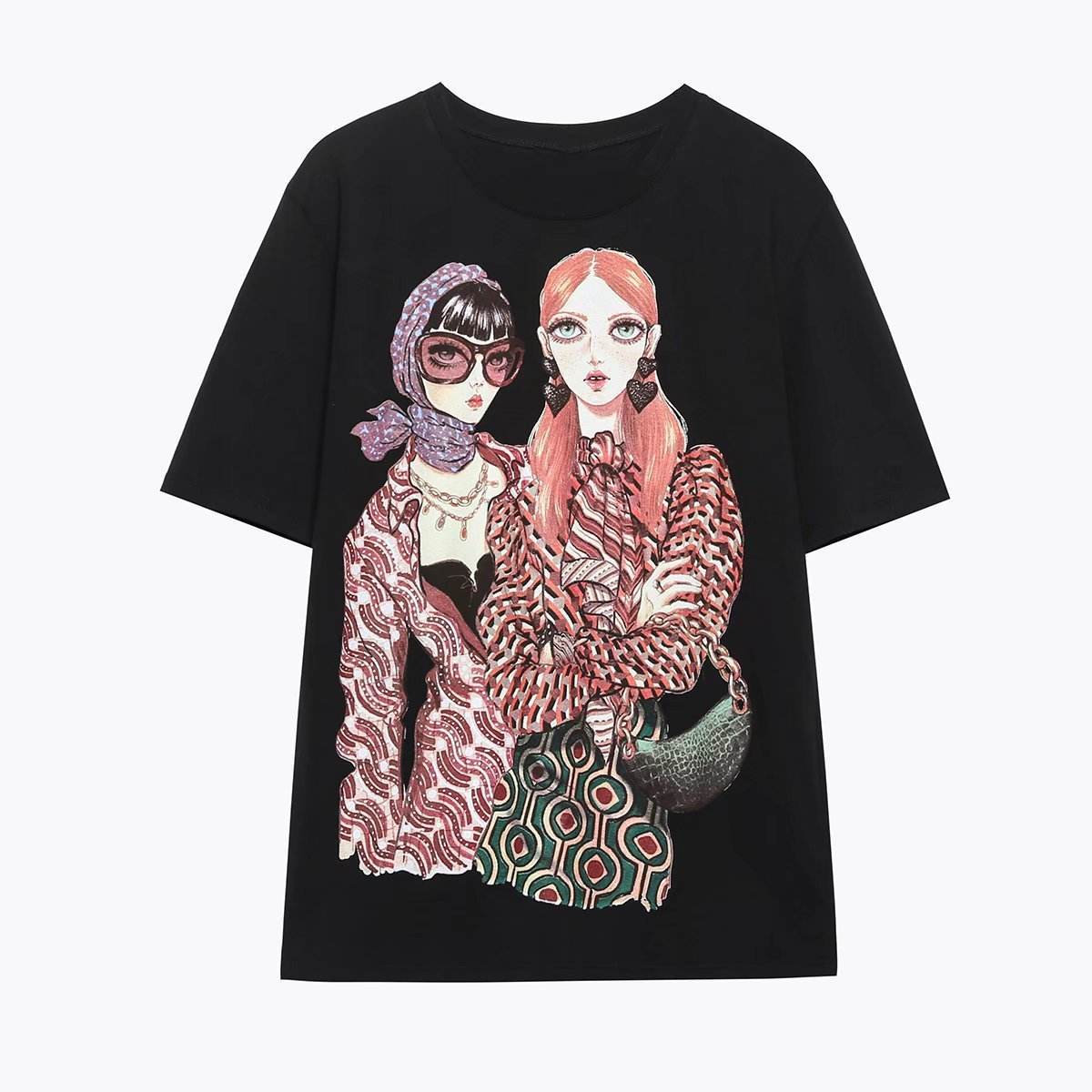 Women's Fashion Short-Sleeved Printed T-Shirts – Trendy & Modish - MODISH X 