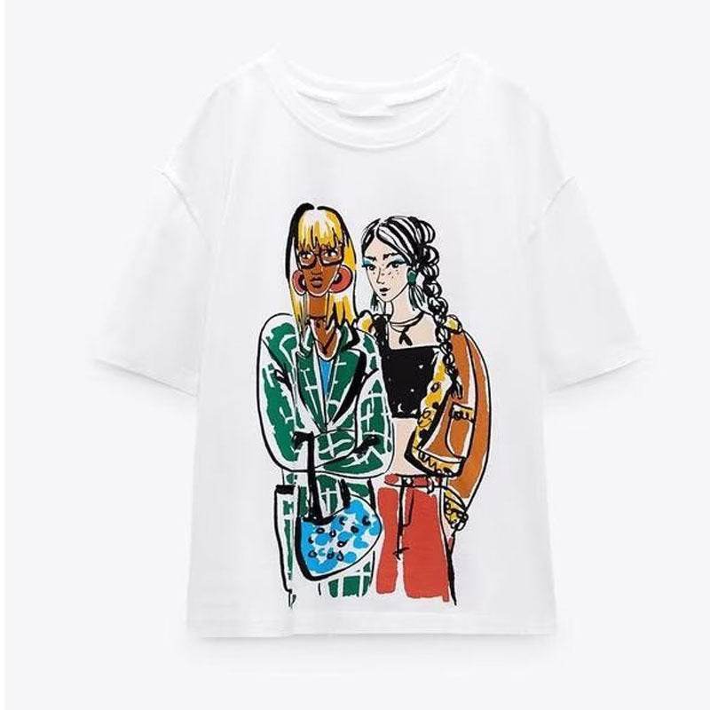 Women's Fashion Short-Sleeved Printed T-Shirts – Trendy & Modish - MODISH X 