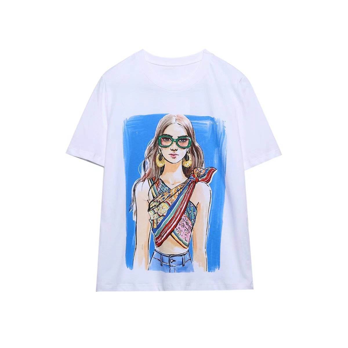 Women's Fashion Short-Sleeved Printed T-Shirts – Trendy & Modish - MODISH X 