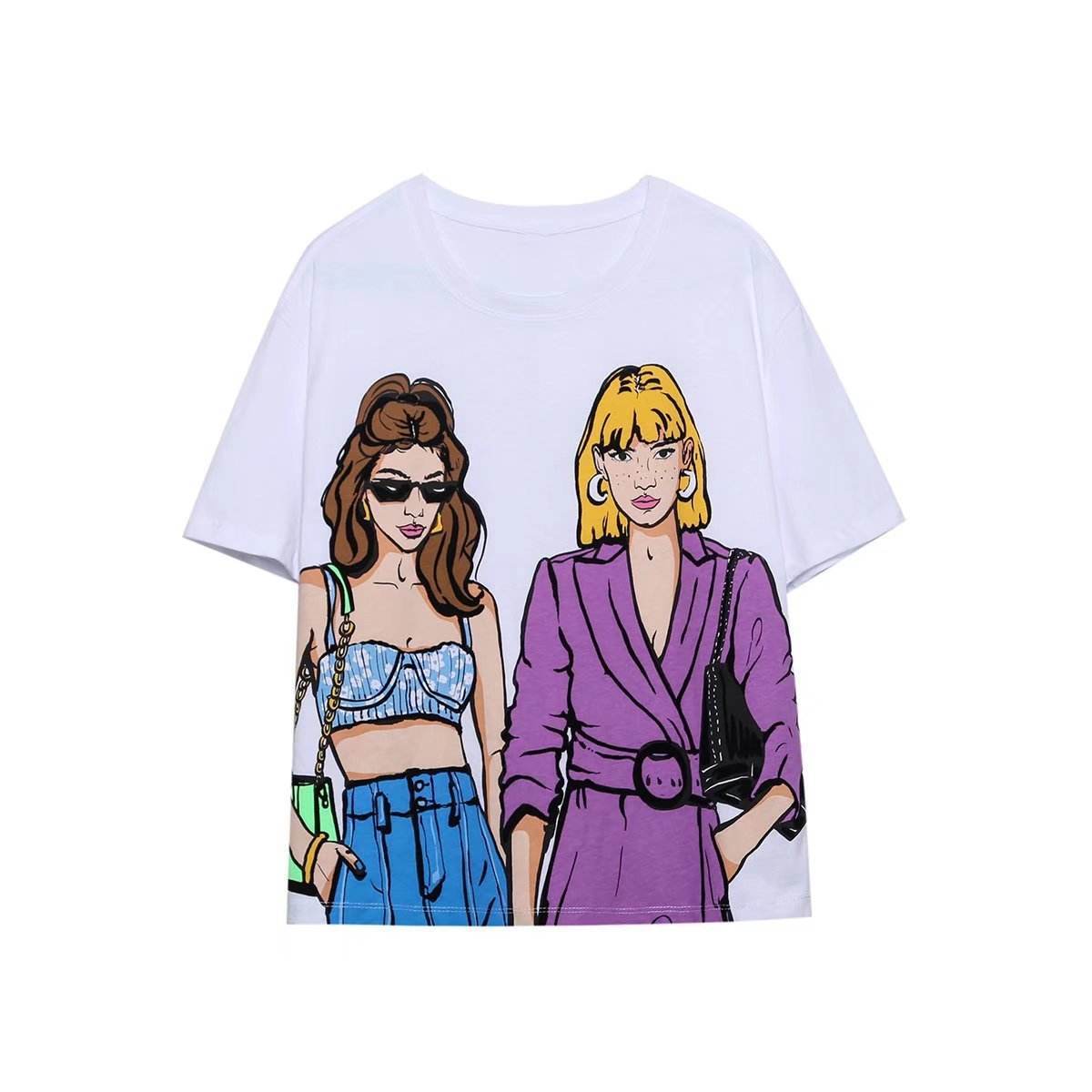 Women's Fashion Short-Sleeved Printed T-Shirts – Trendy & Modish - MODISH X 