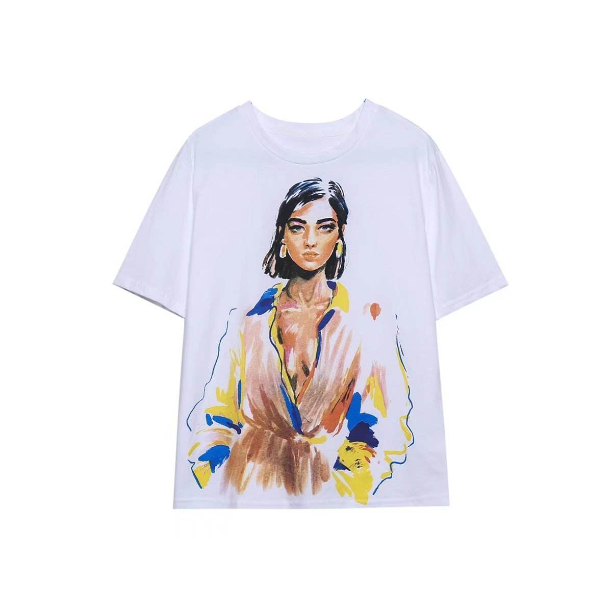 Women's Fashion Short-Sleeved Printed T-Shirts – Trendy & Modish - MODISH X 