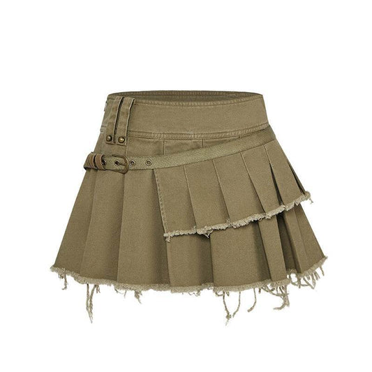 Women's Asymmetric Splicing Short Skirts – Trendy UK Style - MODISH X 