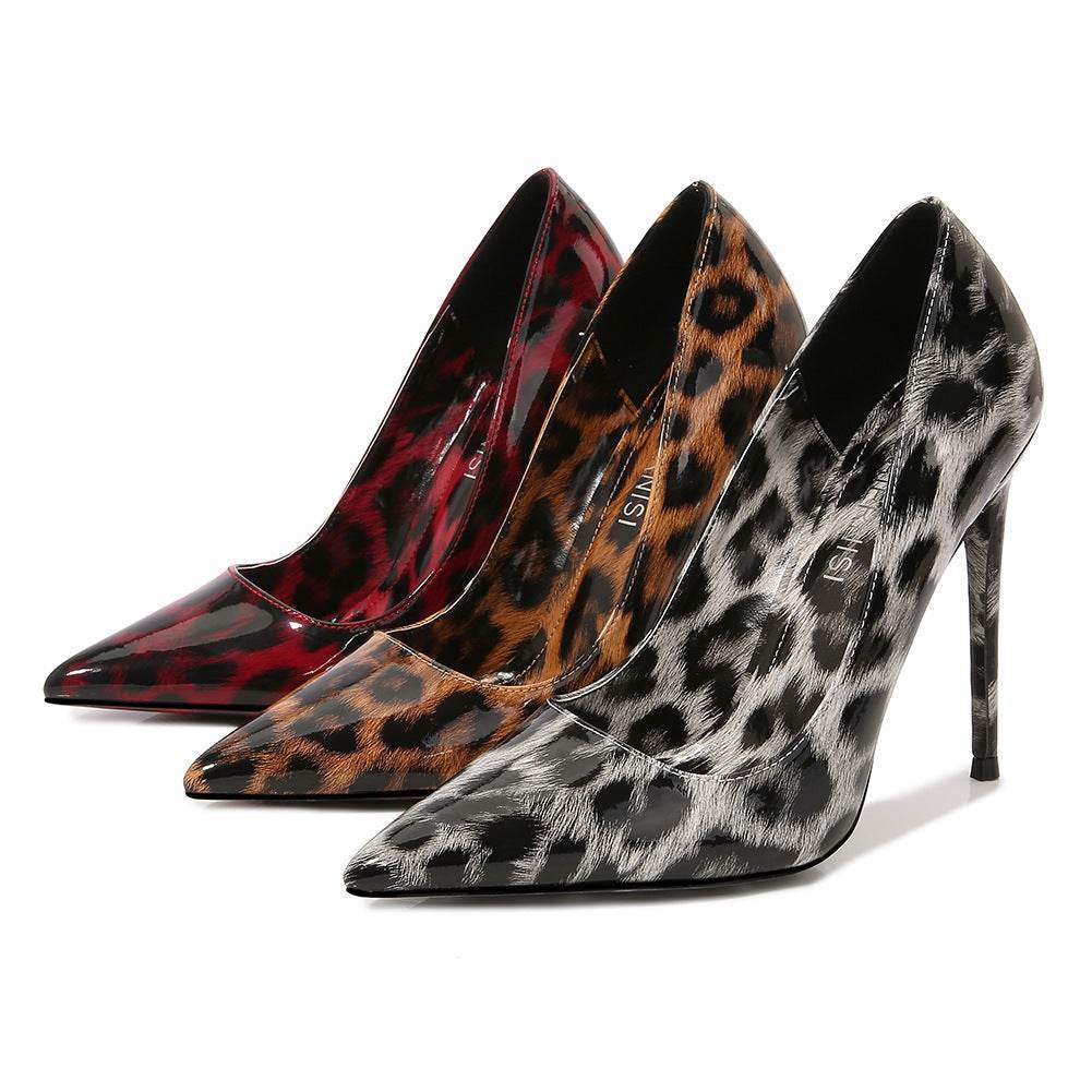 Women's Leopard Print Stiletto High Heels – Modish, Chic & Bold Pumps - MODISH X 