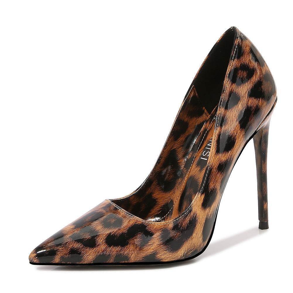 Women's Leopard Print Stiletto High Heels – Modish, Chic & Bold Pumps - MODISH X 