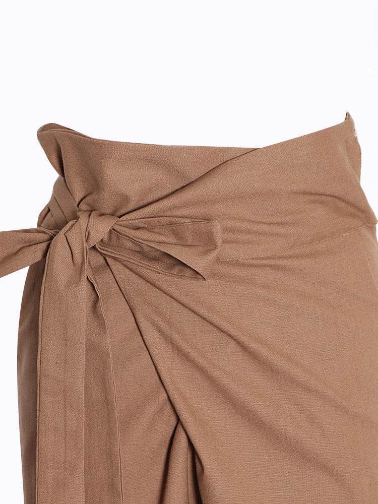 Women’s High-Waist Bowknot Trousers – Stylish UK Fit for Autumn - MODISH X 