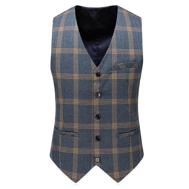 Stylish 3 Piece Suit for Men – Modish Blue Check Suit Dress - MODISH X 