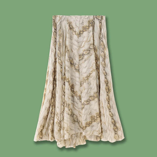 Women’s French Style Check Midi Skirt with Pockets – Chic & Classic - MODISH X 
