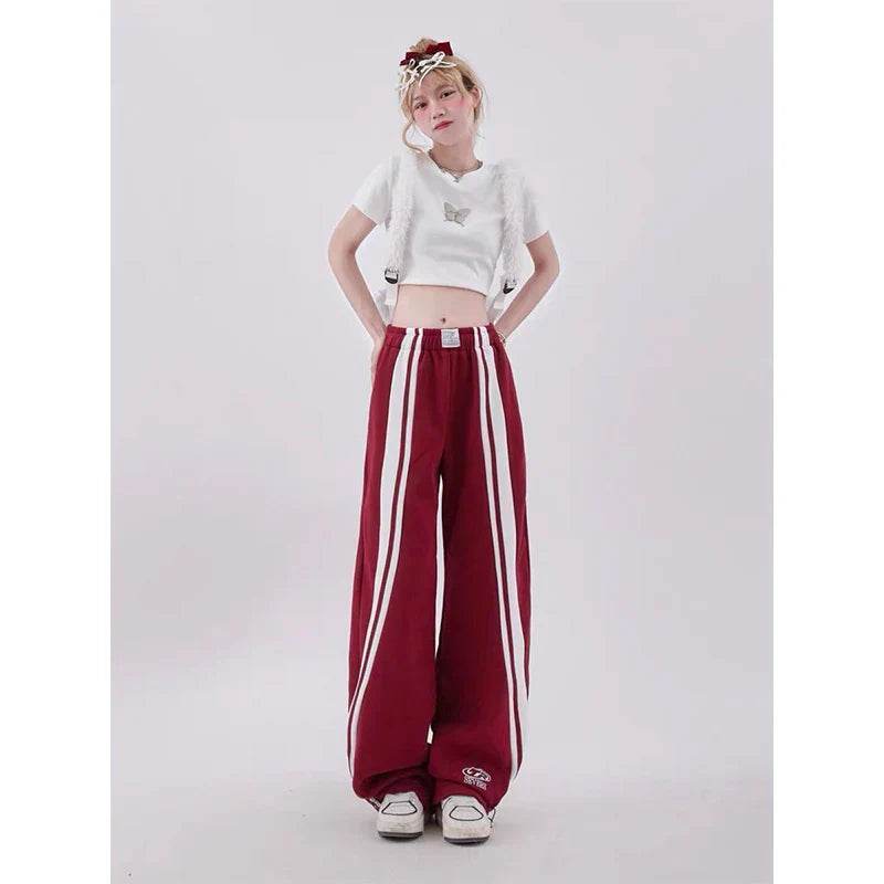 Women’s Summer Harajuku Hip Hop Baggy Sweatpants – Trendy & Comfortable - MODISH X 
