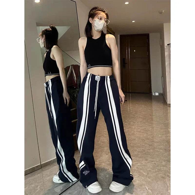 Women’s Summer Harajuku Hip Hop Baggy Sweatpants – Trendy & Comfortable - MODISH X 