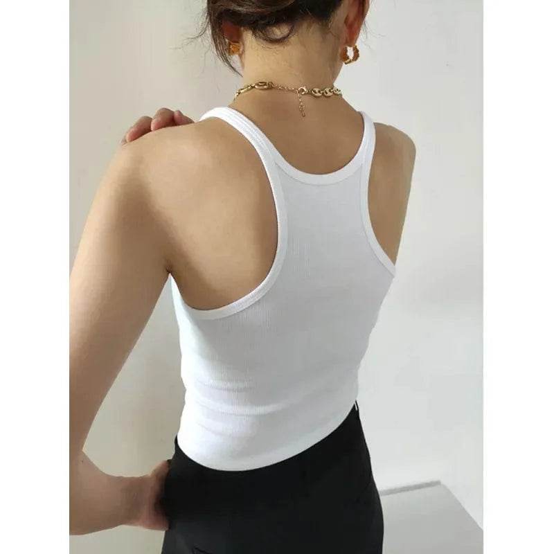 Women’s Screw Thread Fitness Tank Top – Summer Activewear - MODISH X 