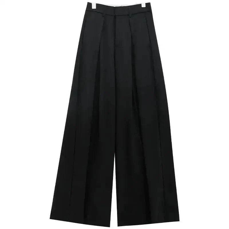 Women’s High-Waist Drapey Wide-Leg Pants – Chic & Comfortable Style - MODISH X 