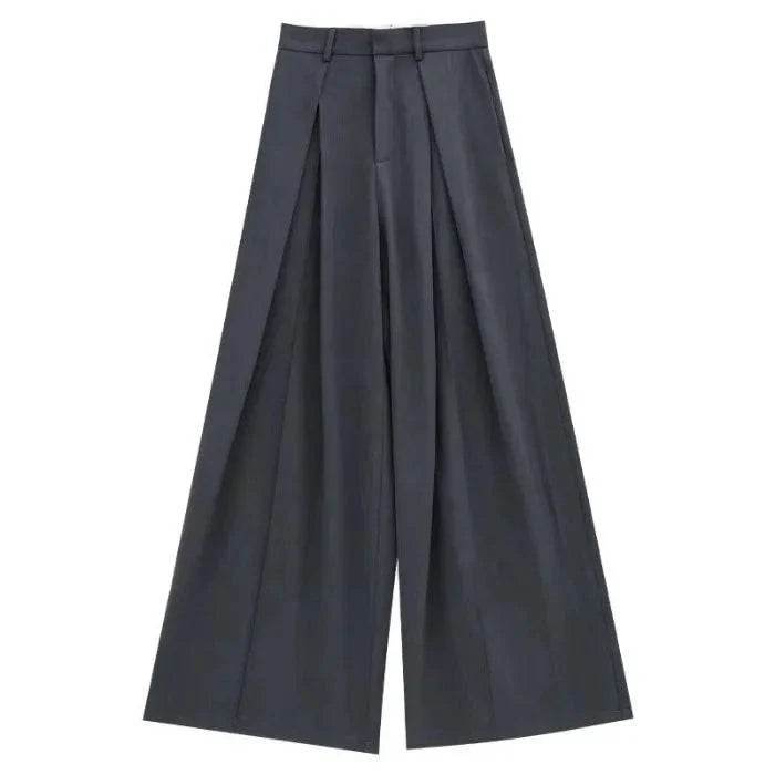 Women’s High-Waist Drapey Wide-Leg Pants – Chic & Comfortable Style - MODISH X 