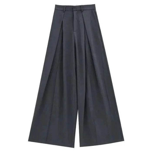 Women’s High-Waist Drapey Wide-Leg Pants – Chic & Comfortable Style - MODISH X 