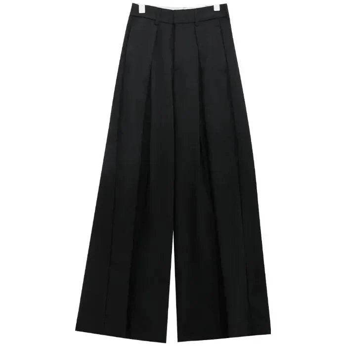 Women’s High-Waist Drapey Wide-Leg Pants – Chic & Comfortable Style - MODISH X 