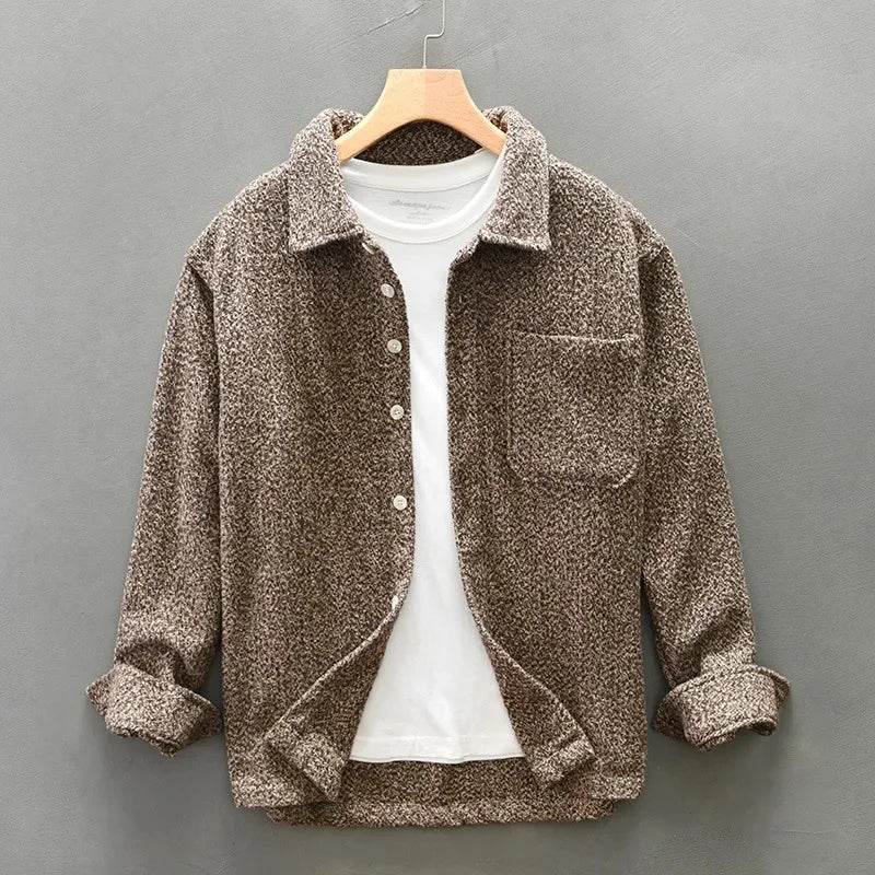 Men’s Casual Shirts – Polo Collar Long Sleeve for Autumn Style - MODISH X 