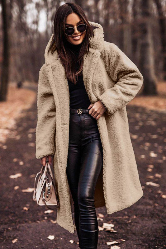 Women’s Long Woolen Coat – Timeless, Elegant & Sophisticated - MODISH X 