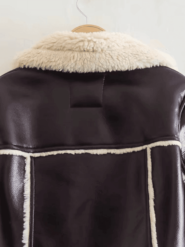 Women's Fur Collar Jacket – Chic Slim Fit for Winter Elegance - MODISH X 