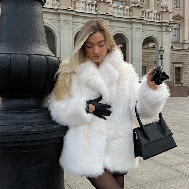 Women's Short Fur Coat – Stylish Outerwear for Chic Winter Looks - MODISH X 