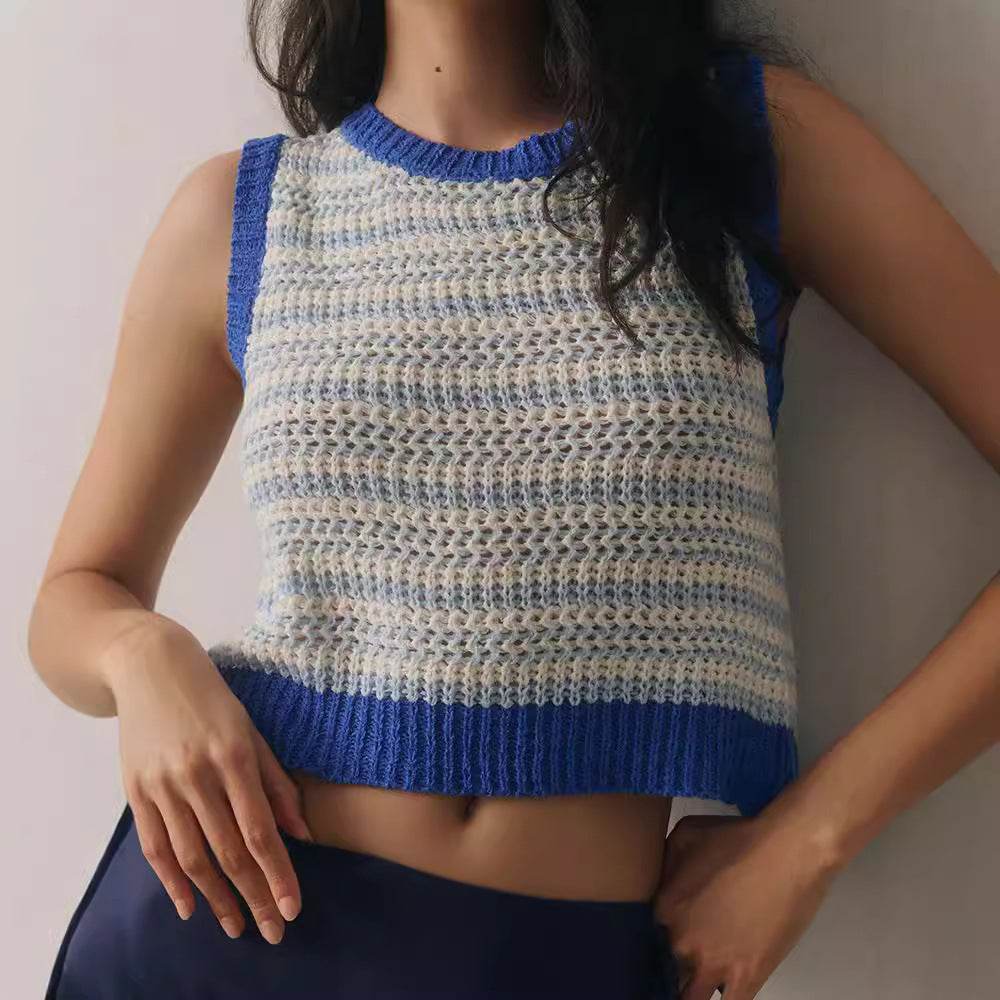 Elegant Knitted Shirt with Lace-Up Back for Winter Style - MODISH X 