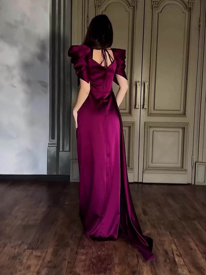 Women's Elegant Puff Sleeve Maxi Dress – Stunning Choice for Parties & Weddings - MODISH X 